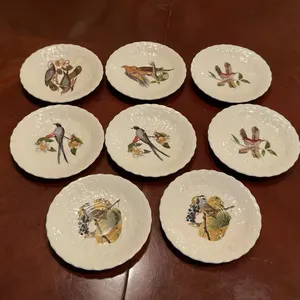 Vintage Alfred Meakin Audubon “Birds of America” Plates – Set of 8