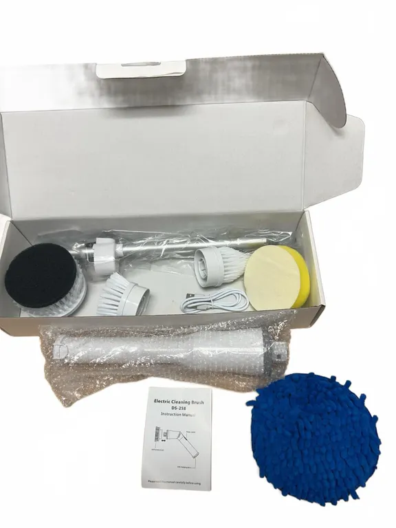 DS-258 Electric Cleaning Brush Set with Multiple Cleaning Attachments