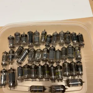Over 30 Assorted Vintage USA-Made Vacuum Tubes by Sylvania, RCA, Westinghouse, GE and More