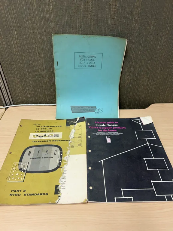 1960s Technical Manuals: Precision Model 201A/251A Signal Tracer, NTSC TV Color Standards, Blonder-T