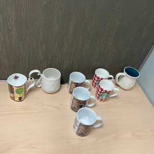 Mug Collection Featuring Pottery Barn, Starbucks, Boy Scouts of America, and Perfectly Paisley