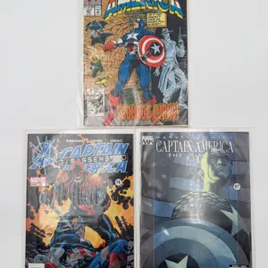 Captain America Marvel Comics 3 pack of Books