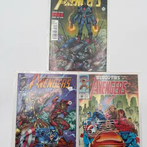 The Avengers Marvel Comics 3 pack of Books