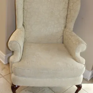 Queen Anne Wingback Chair