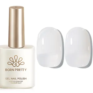 Born Pretty Milky White Gel Polish Jelly White Sheer Translucent Neutral