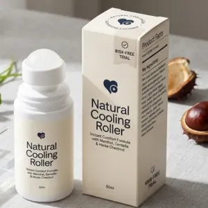 Naturally Cooling Roll On Infused with Menthol for immediate cooling comfort. Sealed/Unopened