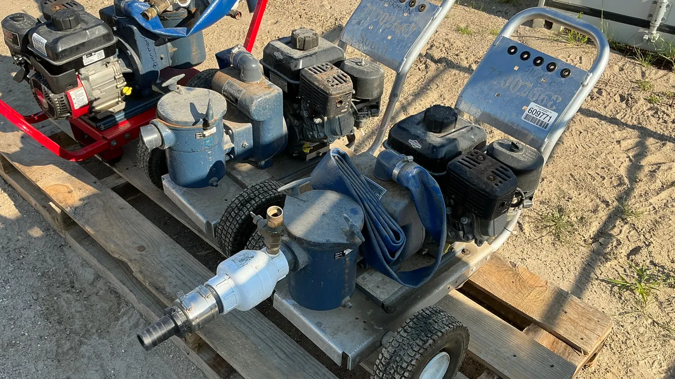 (2) STA-RITE EDPH-29R-01 TRASH PUMPS 2" PORTABLE PUMP SN: 001J16K & 091J16K