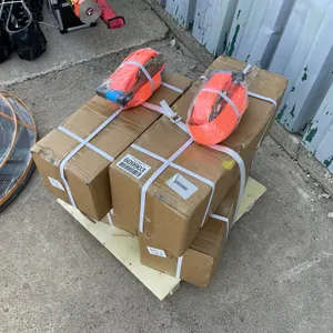UNUSED SKLP E83289 (10) 1.5” RATCHET STRAPS & (32) 2” RATCHET STRAPS