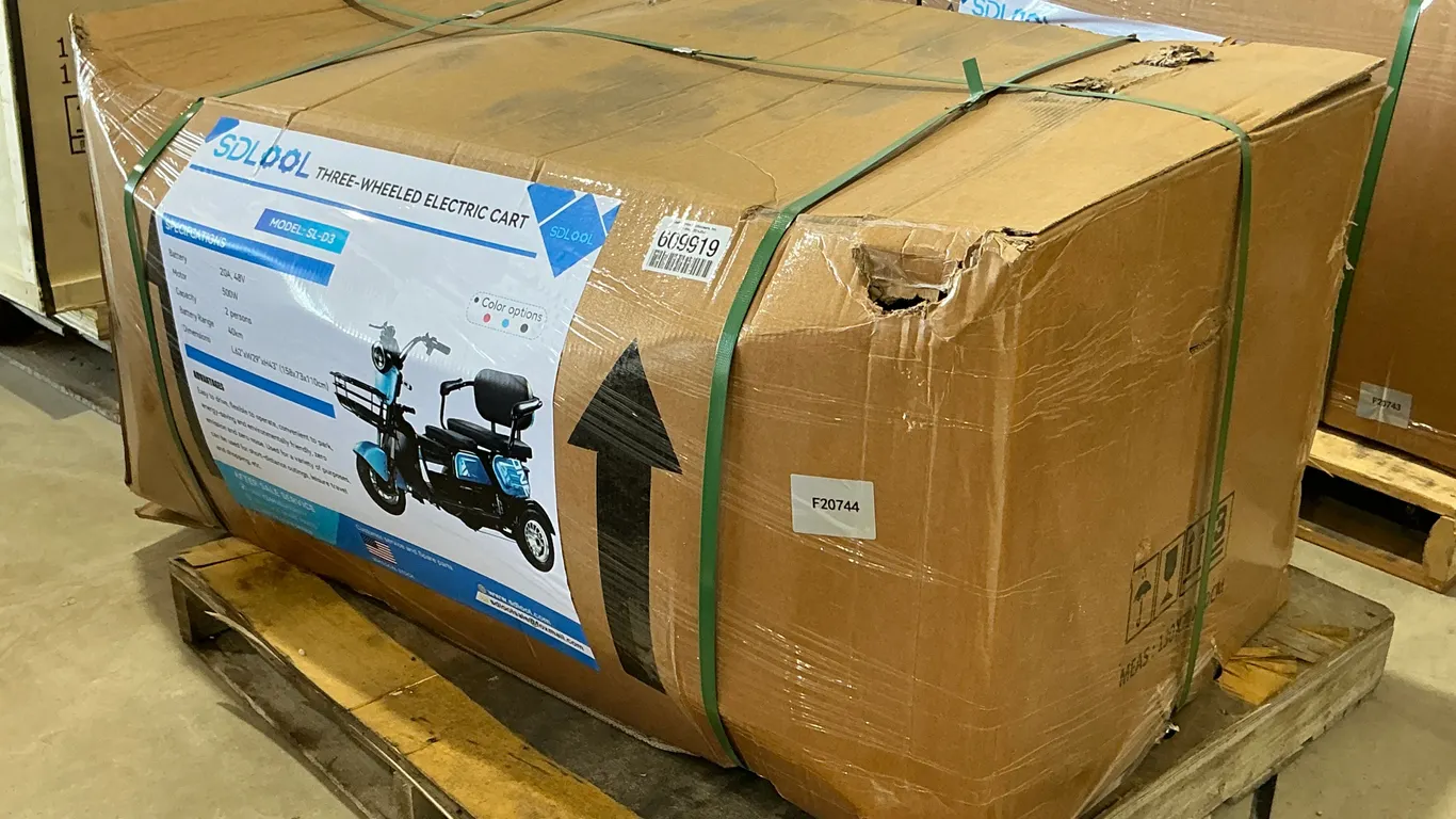 UNUSED 2026 SDLOOL SL-D3 THREE-WHEELED ELECTRIC CART, 48V BATTERY, 2