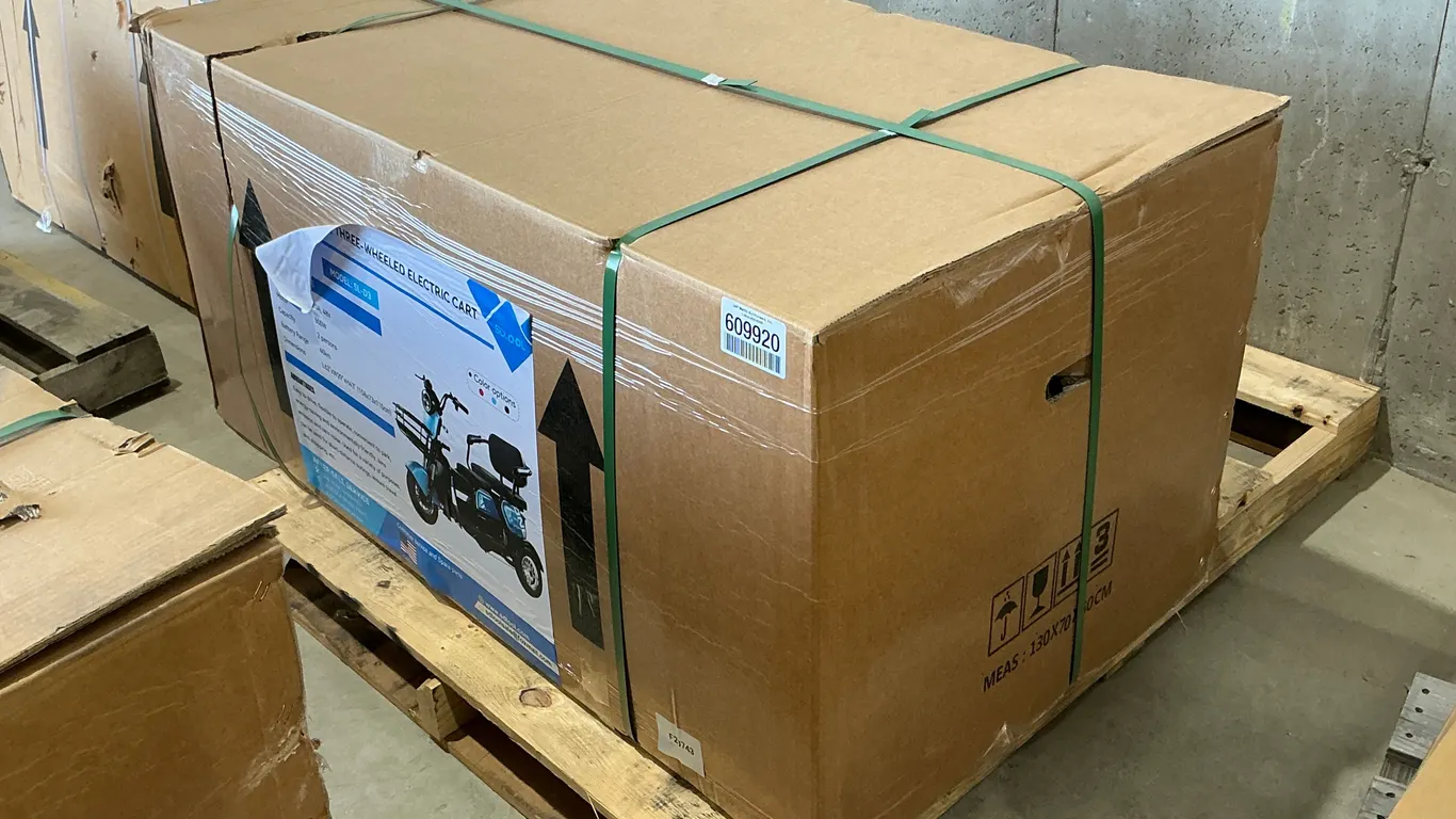 UNUSED 2026 SDLOOL SL-D3 THREE-WHEELED ELECTRIC CART, 48V BATTERY, 2