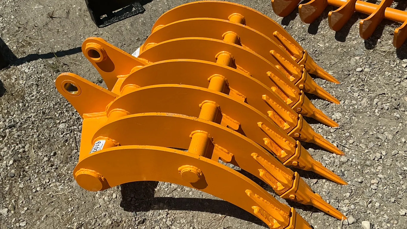 UNUSED 2026 GIYI 32” ROCK RAKE TO FIT CAT 305 SN: 906