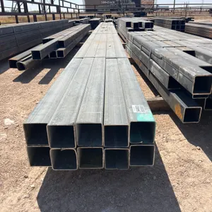 10 PCS @ 30 FT HOT ROLLED 11GA 4 IN. X 4 IN. GALVANIZED SQUARE TUBING