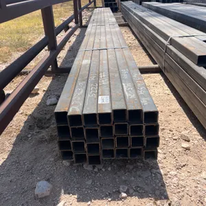 28 PCS @ 21.75 FT HOT ROLLED 11GA 2.5 IN. X 2.5 IN. SQUARE TUBING
