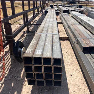 16 PCS @ 19.5 FT HOT ROLLED .25 IN. X 4 IN. X 4 IN. SQUARE TUBING