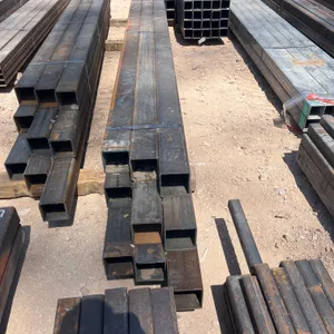 9 PCS @ 12.25 FT HOT ROLLED .25 IN. X 5 IN. X 5 IN. SQUARE TUBING