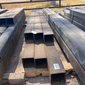 6 PCS @ 11 FT HOT ROLLED .25 IN. X 6 IN. X 6 IN. SQUARE TUBING