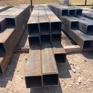 9 PCS @ 11 FT HOT ROLLED .188 IN. X 6 IN. X 6 IN. SQUARE TUBING