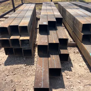 9 PCS @ 11 FT HOT ROLLED .188 IN. X 6 IN. X 6 IN. SQUARE TUBING