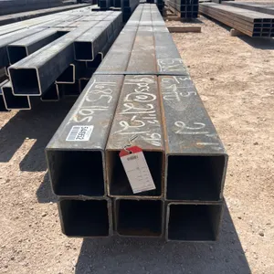 6 PCS @ 21.25 FT HOT ROLLED .188 IN. X 5 IN. X 5 IN. SQUARE TUBING