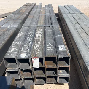 15 PCS @ 7.75 FT HOT ROLLED .188 IN. X 4 IN. X 4 IN. SQUARE TUBING