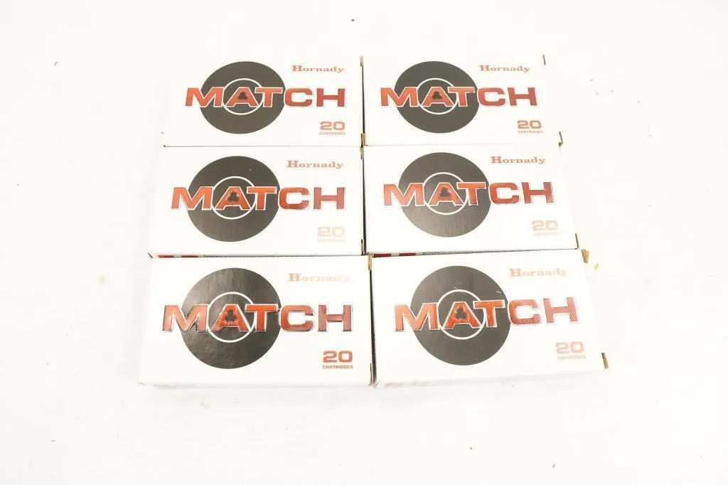 Hornady 120 Rounds of 6.5 Creedmo 6.5 Creedmoor