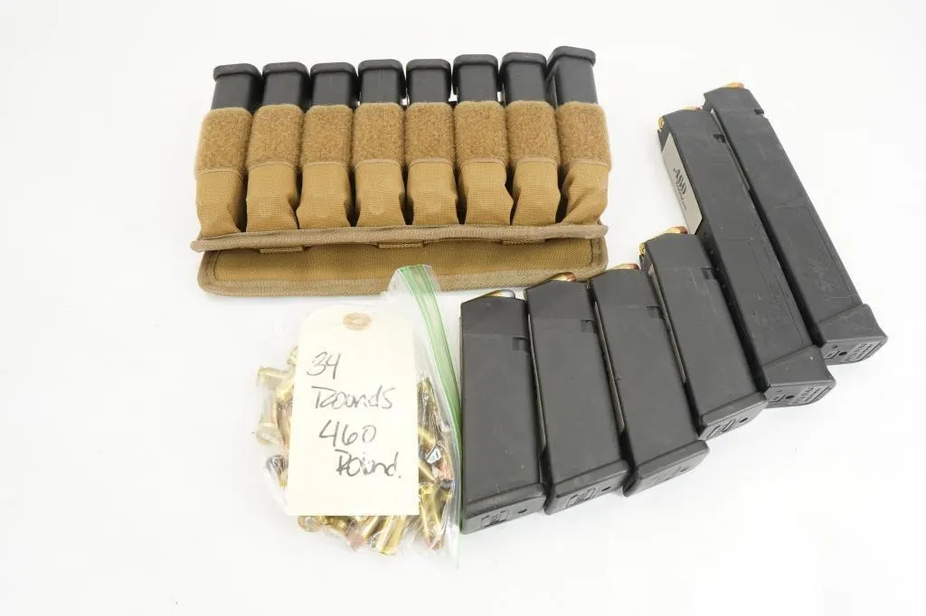 Glock Mags 460 Rowland Loaded Magazine Lot 460 Row