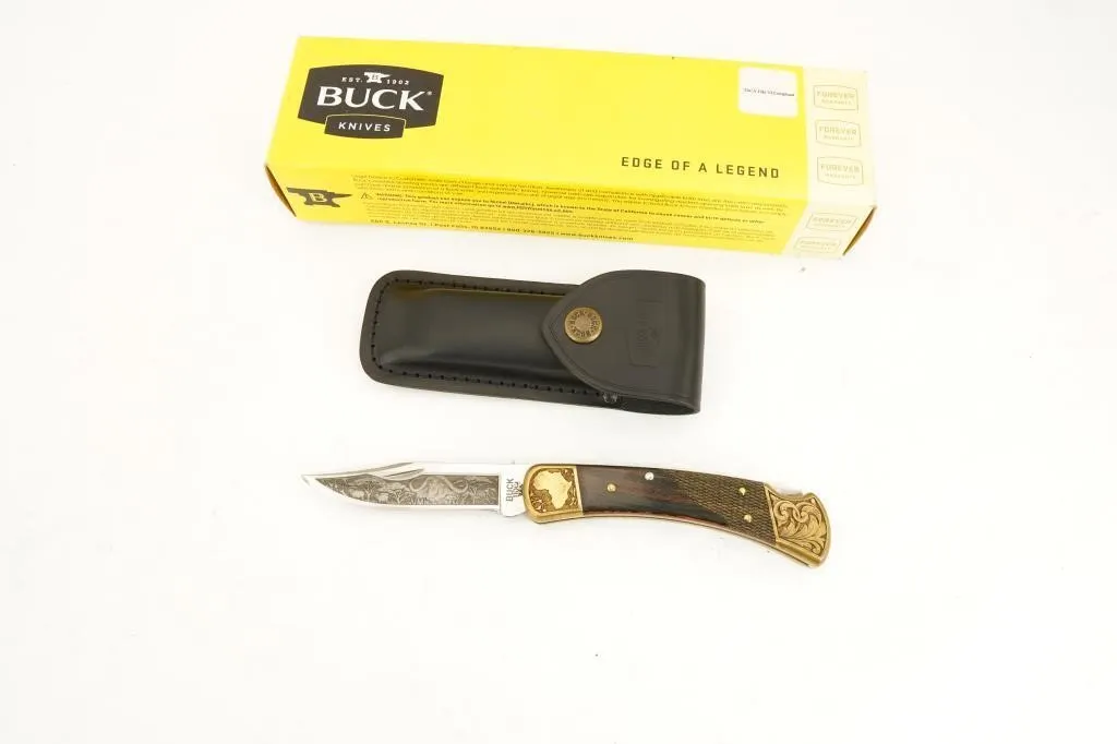 Buck 110 Altamont Engraved