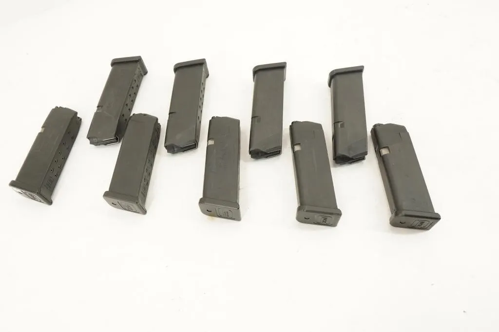 Glock .40 Cal Mags (9) .40 S&W
