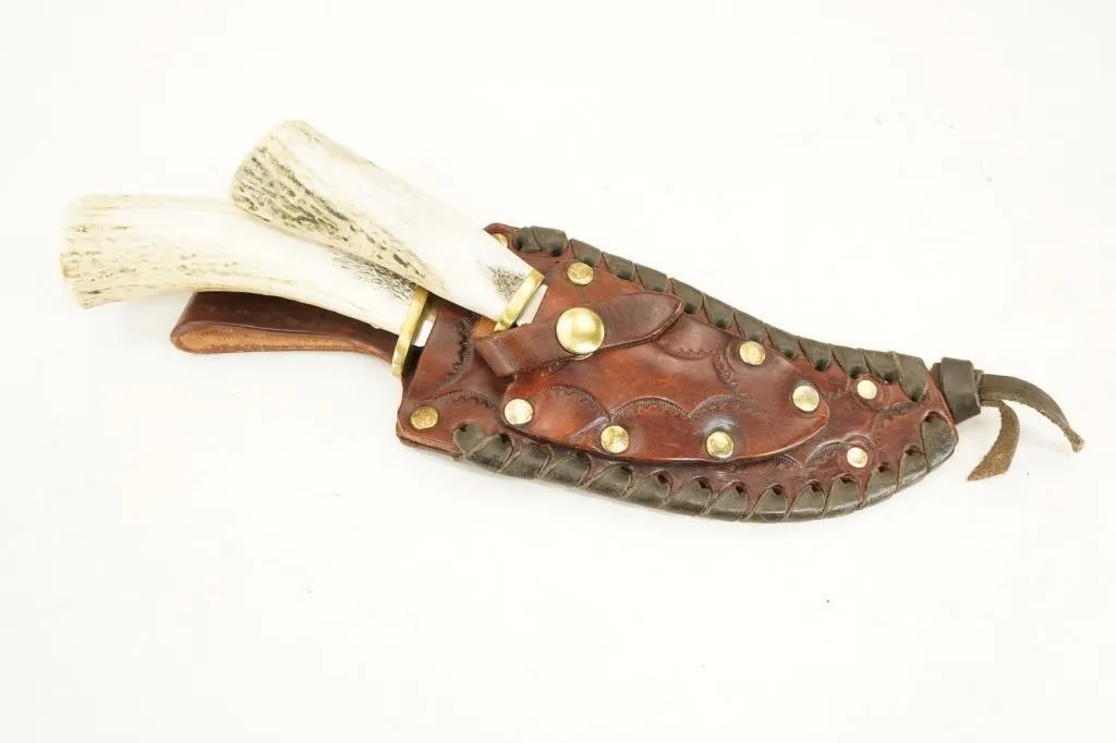 Silver Stag Knife Pair