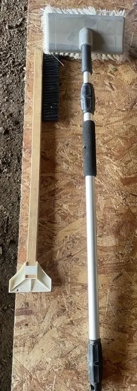Telescopic auto washing brush and a snow brush.