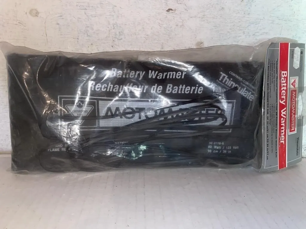 Mastercraft Battery Warmer. NIB. FITS Btteries