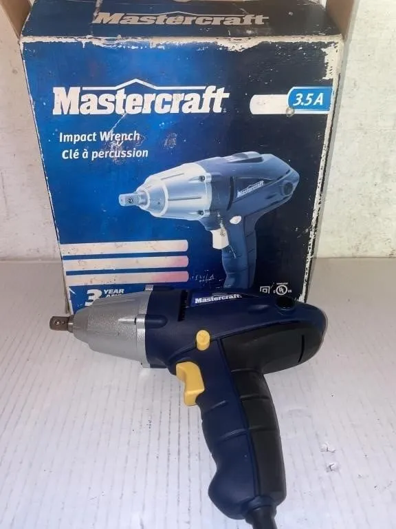 Mastercraft Impact Wrench. Half-inch drive. 3.5A
