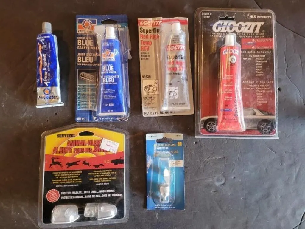 Gloozit Automotive Glue Red&Blue RTV Gasket