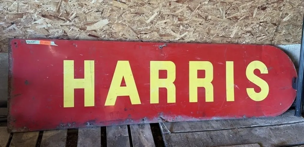 Vintage Harris Sign - 86x24 inches