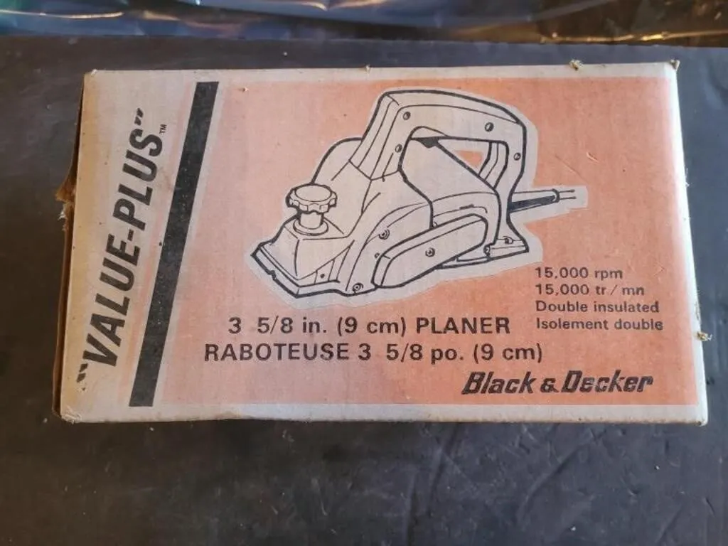 3 5/8 Planer New in Box ,Box is Factory Stapled