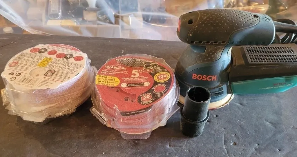 5"Palm Random Orbit Sander-comes w/