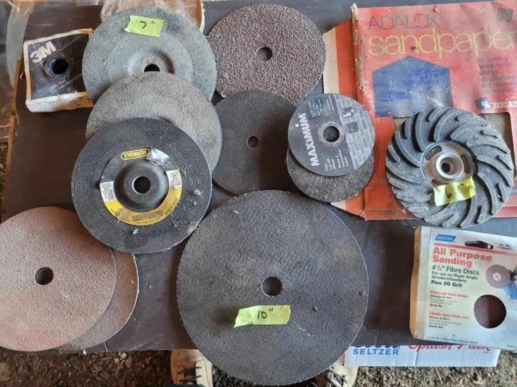 Assorted Grinding Cutting Wheels and Grinding