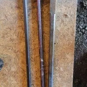48" & 54" Hole Tamper Bars, 28" 7/8" Steel Bar