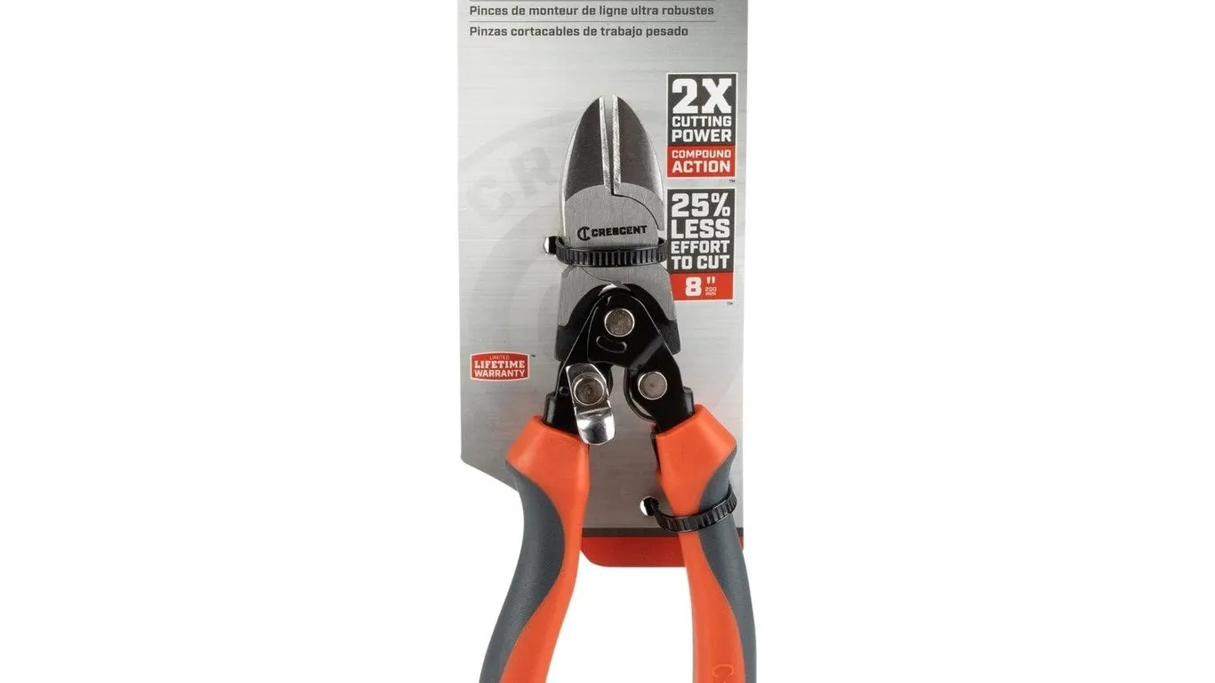 Crescent 9 Dual-Material Long-Nose Pliers PS6549C