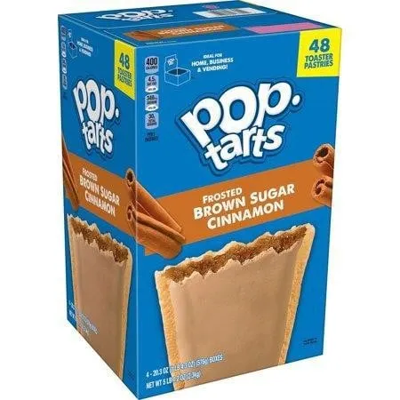 Kelloggs Pop-Tarts Brown Sugar Cinnamon 81.2oz...