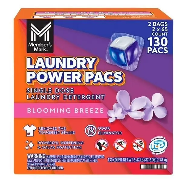 Blooming Breeze Laundry Power Pacs 65ct