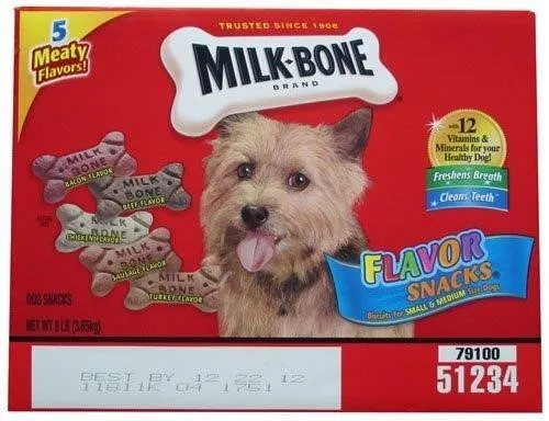 Milk-Bone Dog Biscuits for Small Medium Dogs 8lb