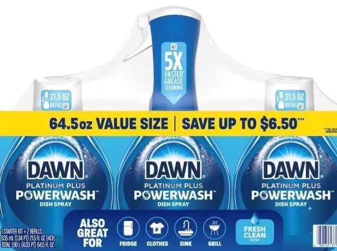 Dawn Platinum Plus Powerwash Dish Spray Set