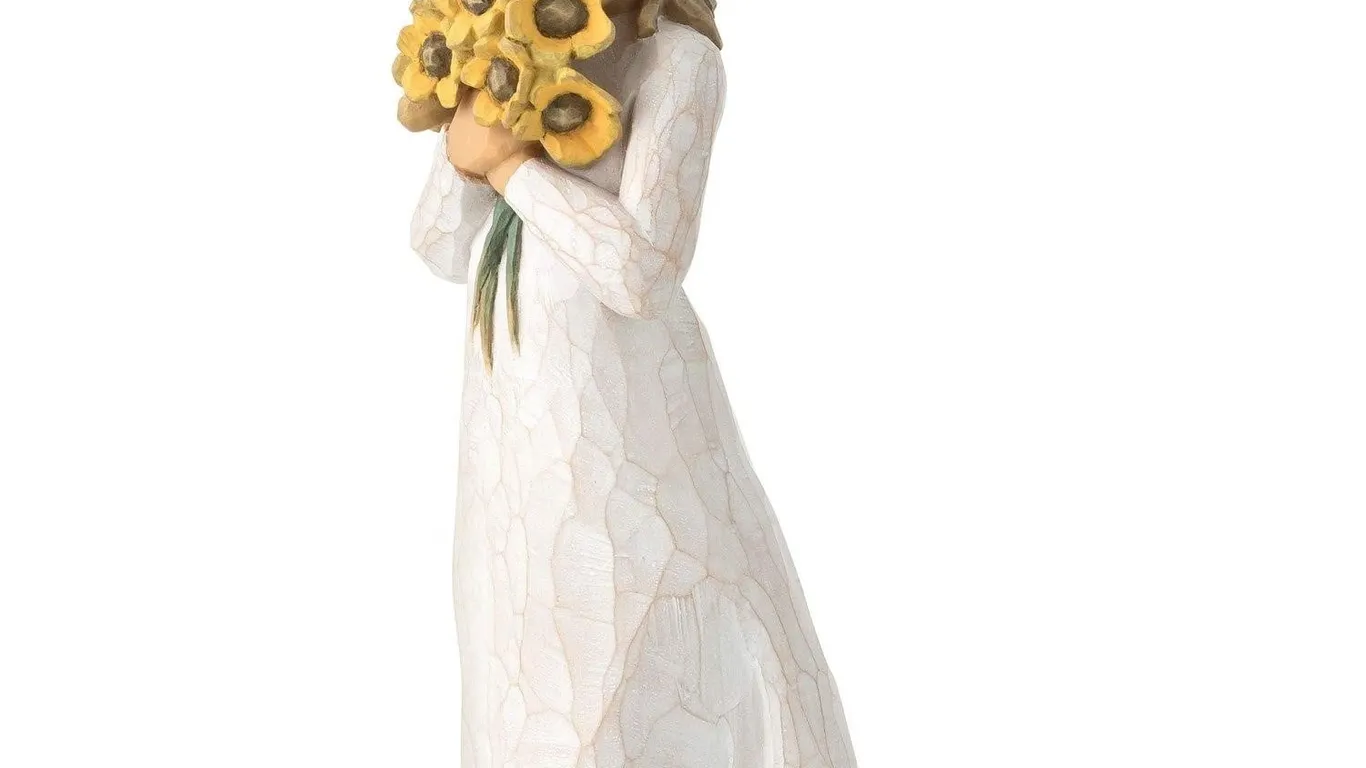 Willow Tree Warm Embrace Figurine 5H Sunflower