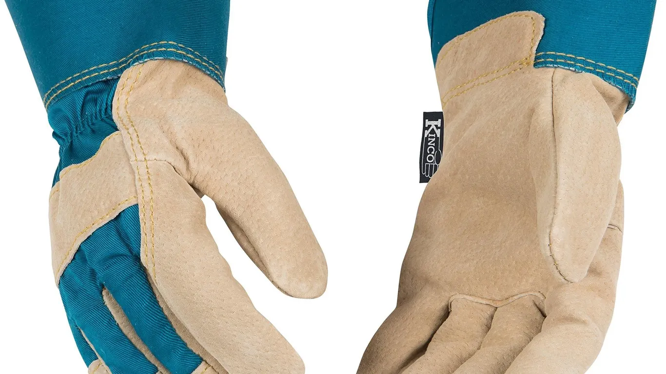 Kinco Womens Suede Pigskin Work Gloves Small