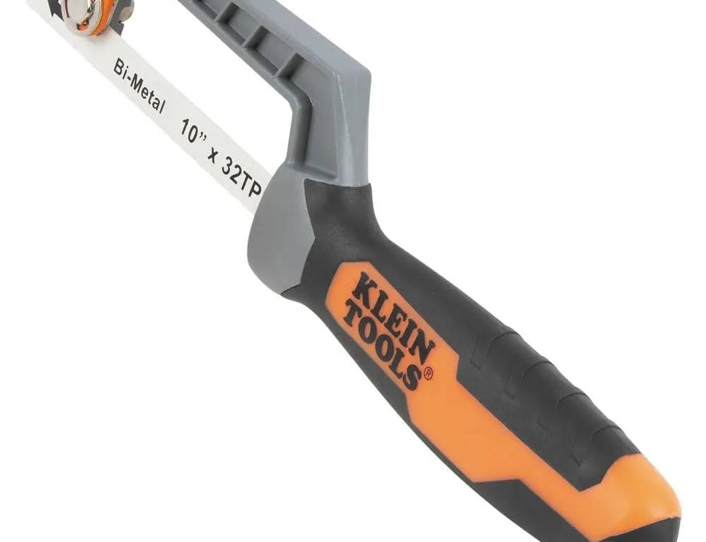 KLEIN TOOLS 10-Inch Mini Finish-Cut Hacksaw