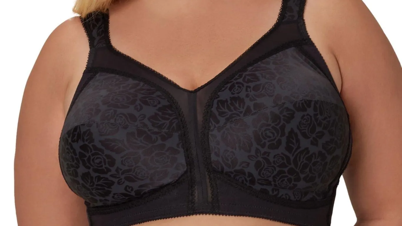 PLAYTEX 18 Hour Wireless Bra 54DD Black