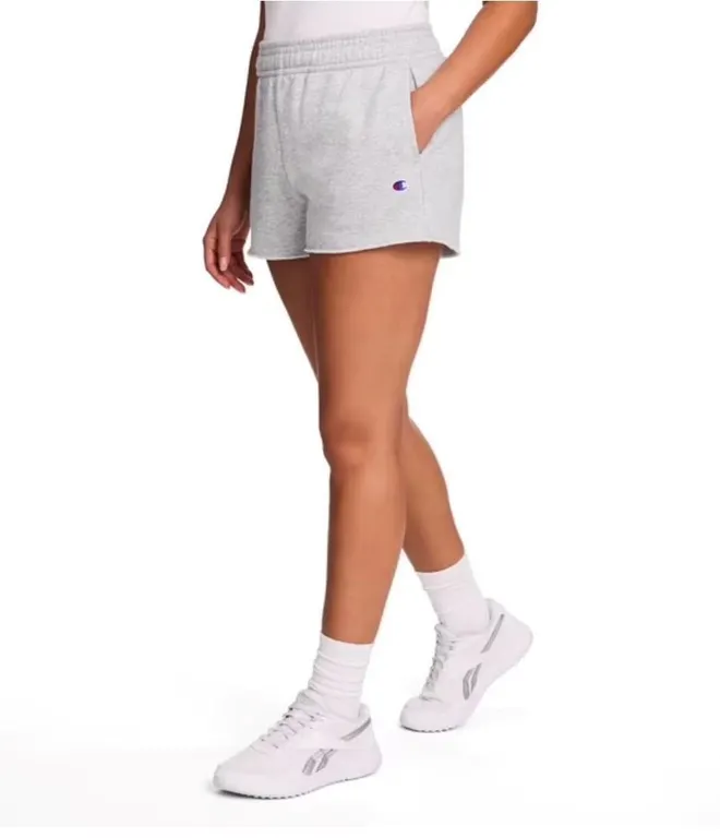 Champion Womens Raw Hem Fleece Short S