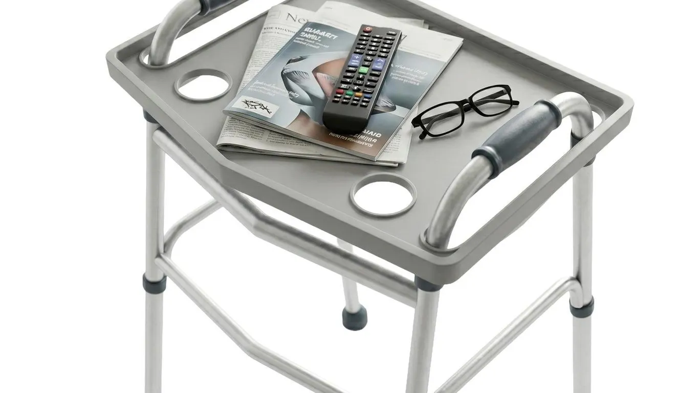 Bluestone Walker Tray Table 21 x 16 x 1 Gray