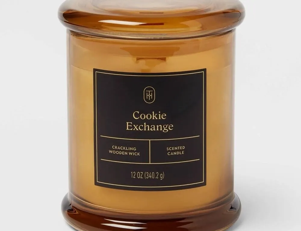 Threshold Cookie Exchange Wooden Wick Candle 12oz